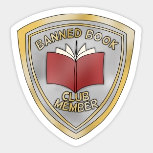 Banned Book Ckub Member Sticker